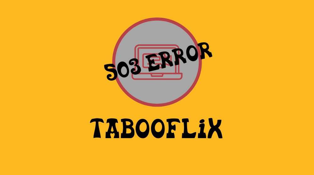 503 Error on tabooflix
