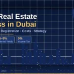 start a real estate business in Dubai — skyline with RERA licensing guide stats for 2026